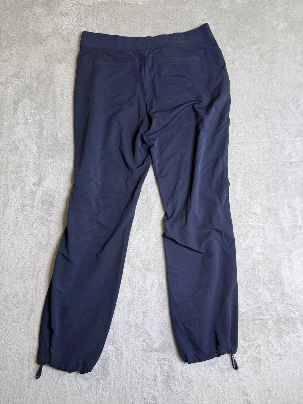 Athleta Women's Navy Drawstring Jogger Pants 12 - Picture 2 of 2